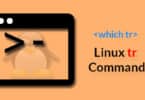 Linux tr command