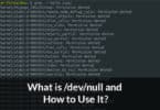 What is /dev/null and How to Use It