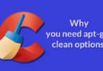 Why you need apt-get clean options?