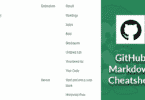 GitHub Markdown Cheatsheet