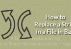 How to Replace a String in a File in Bash