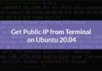 Get Public IP from Terminal on Ubuntu 20.04