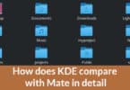 How does KDE compare with Mate in detail