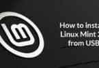 How to install Linux Mint 20 from USB