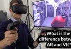 What is the difference between AR and VR?