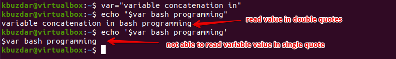 BASH - Concatenating