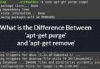 What is the Difference Between ‘apt-get purge’ and ‘apt-get remove’