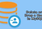 Delete or Drop a User in MySQL