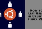 How to List Users in Ubuntu Linux VPS