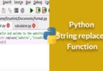 Python String replace() Function