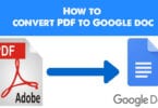 How to convert PDF to Google doc