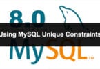 Using MySQL Unique Constraints